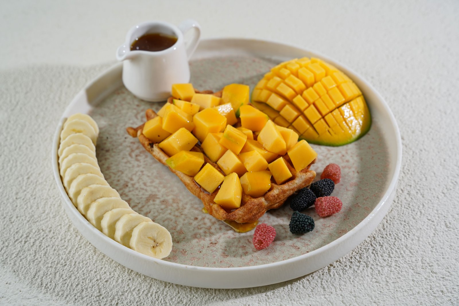 Mango Waffle